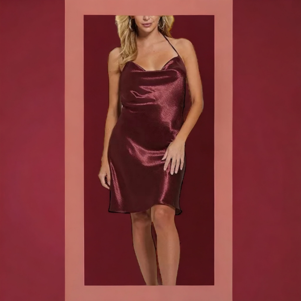 Women's Taryn Cowl Neck Dress - Picture 1 of 4